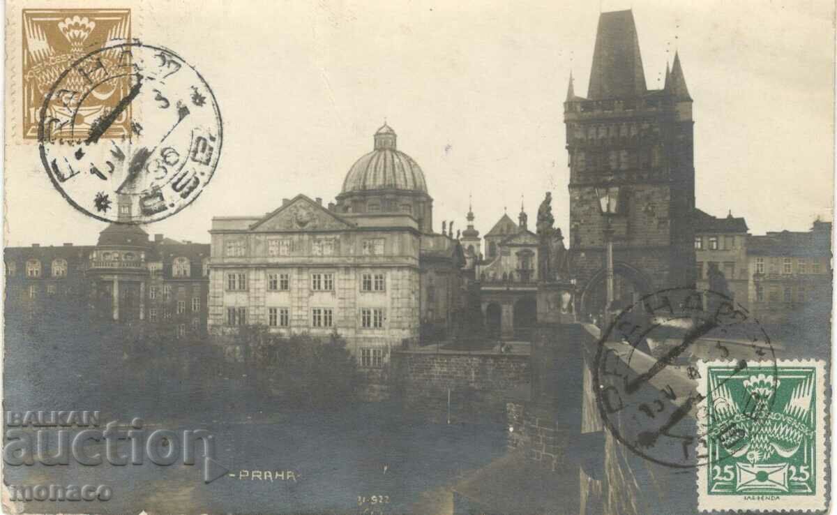 Παλιά καρτ ποστάλ - Πράγα, θέα