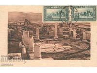 Стара картичка - Мароко , Римски руини