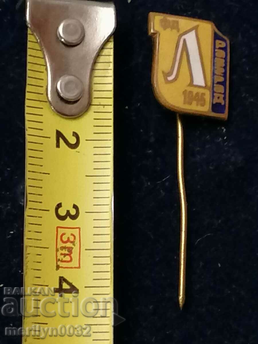 Delivery of Badge badge of football club Ludogorets Razgrad