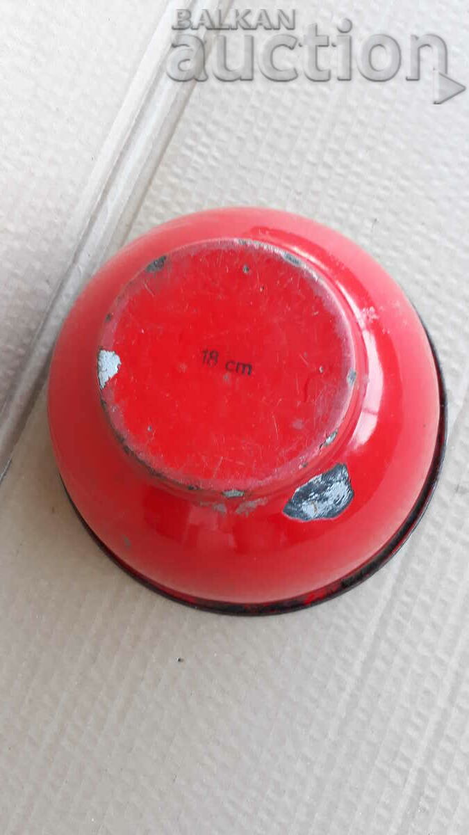 Δημοπρασία vintage ρετρό σμάλτο μπολ Δημοπρασία vintage ρετρό σμάλτο μπολ