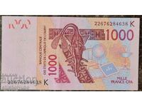 Σενεγάλη 1000 φράγκα
