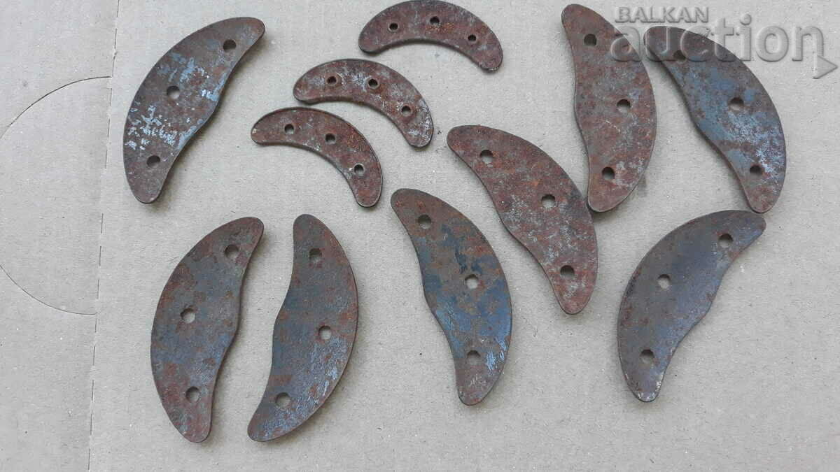 vintage military metal WW1 WW2 shoe boot straps - 7 vintage military metal WW1 WW2 shoe boot straps - 7