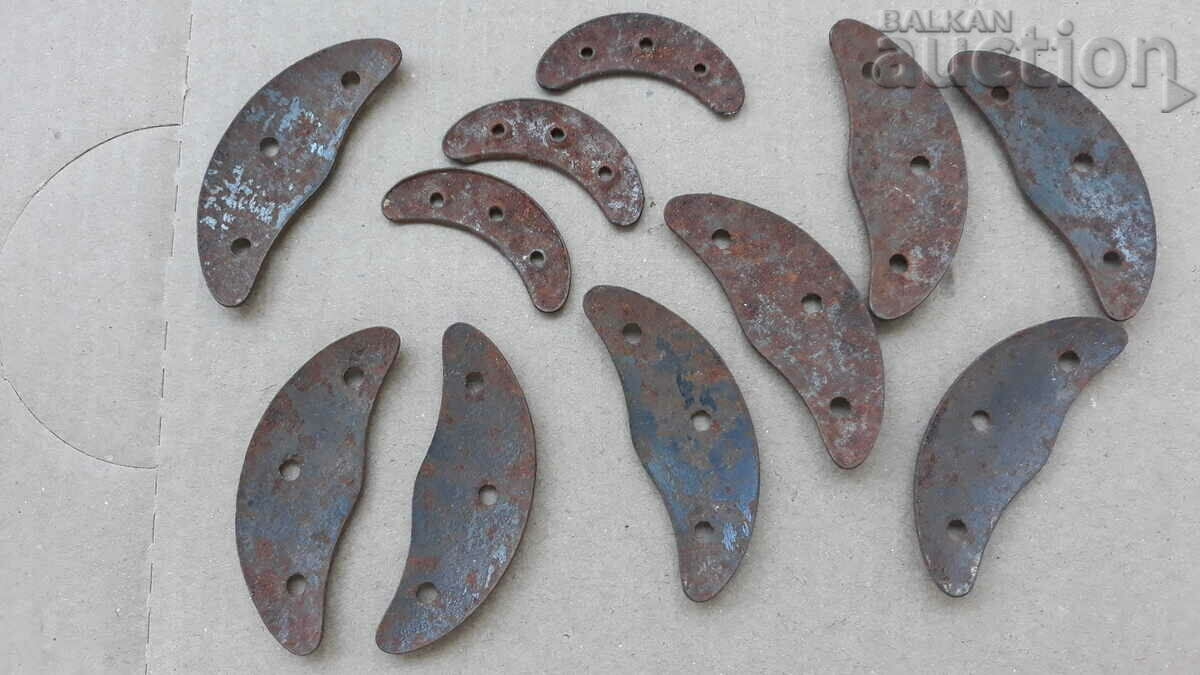 старинни военни метални цинтове за ботуши обувки WW1 WW2