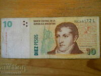 10 pesos 1998-2003 - Argentina ( G )