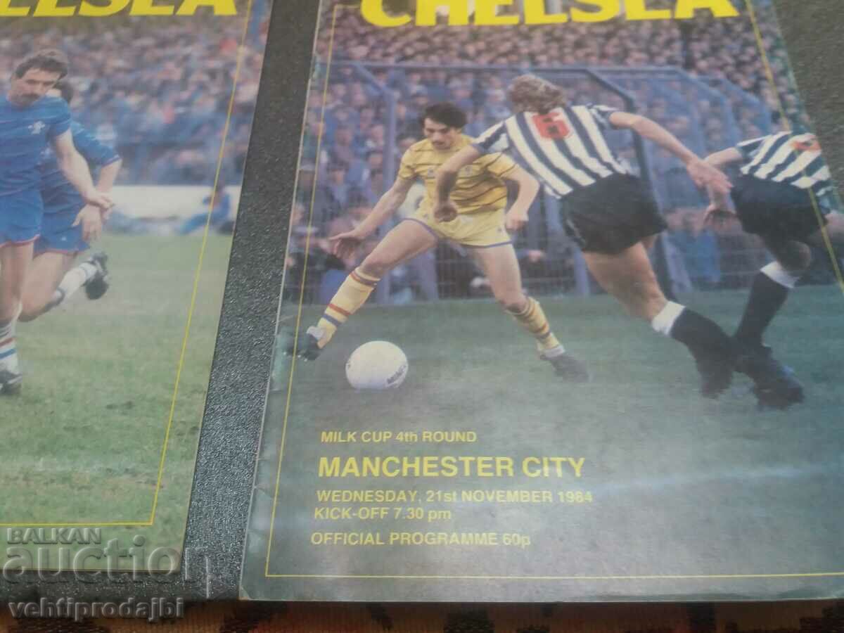 Auction  Lot of football programs - Chelsea 5 pcs.