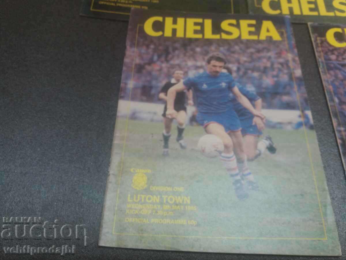 Delivery of Lot of football programs - Chelsea 5 pcs.