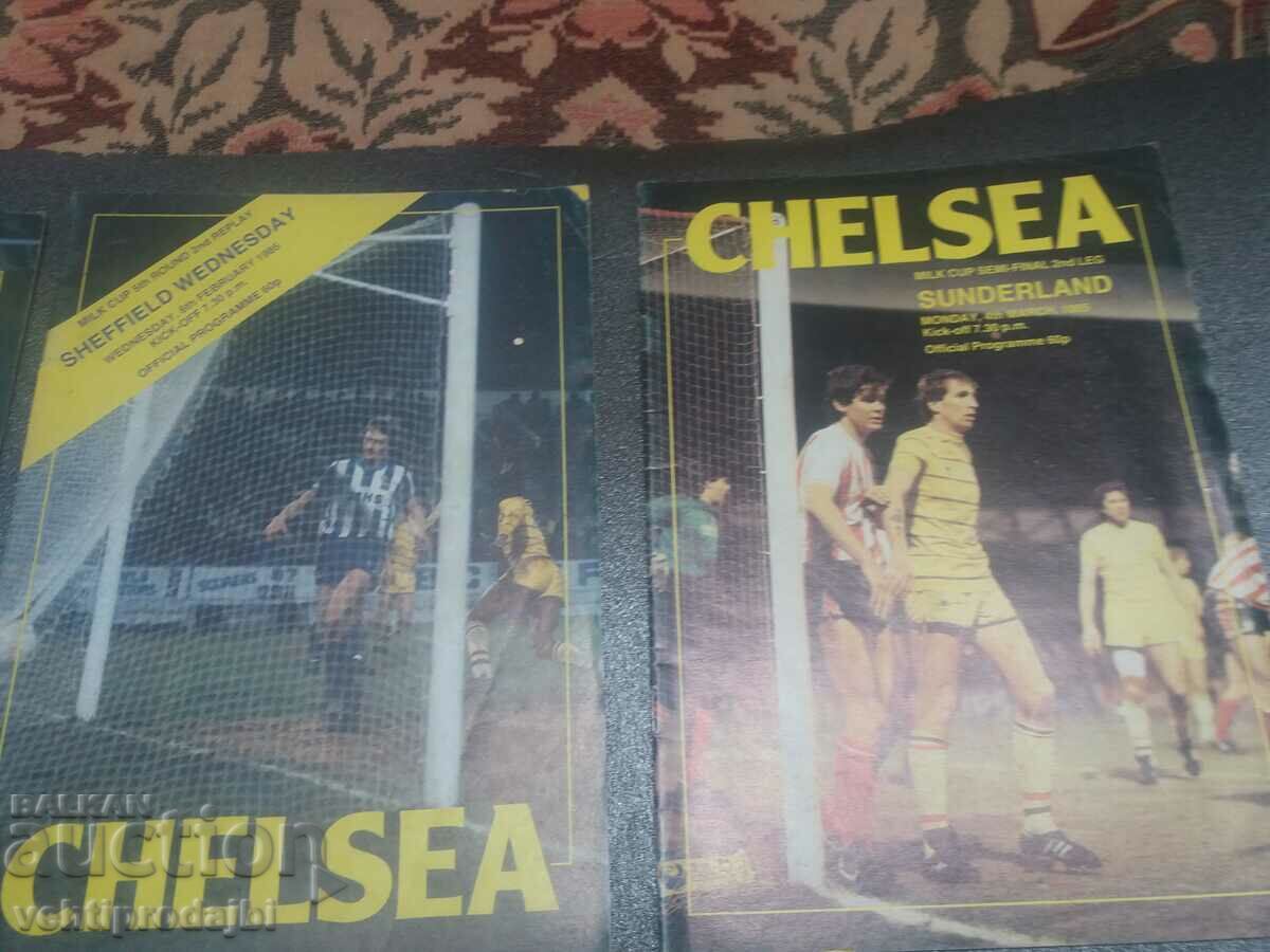 Lot of football programs - Chelsea 5 pcs. - 5