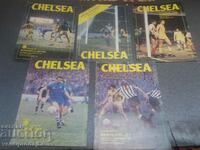 Lot of football programs - Chelsea 5 pcs.