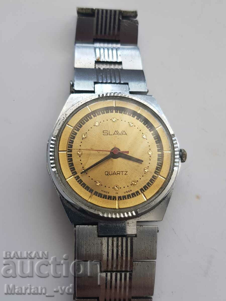 мъжки кварцов часовник Слава с цена 60.00 лв. | € 30.68 мъжки кварцов часовник Слава с цена 60.00 лв. | € 30.68