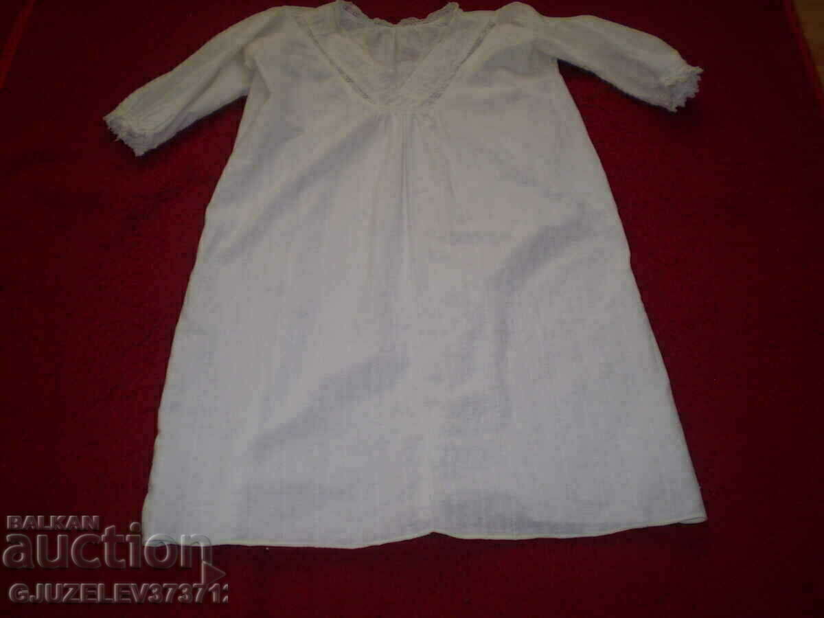 Cămașă de secol XIX cămașă de noapte din bumbac cu dantelă cu preț € 90.00 | 176.02 BGN