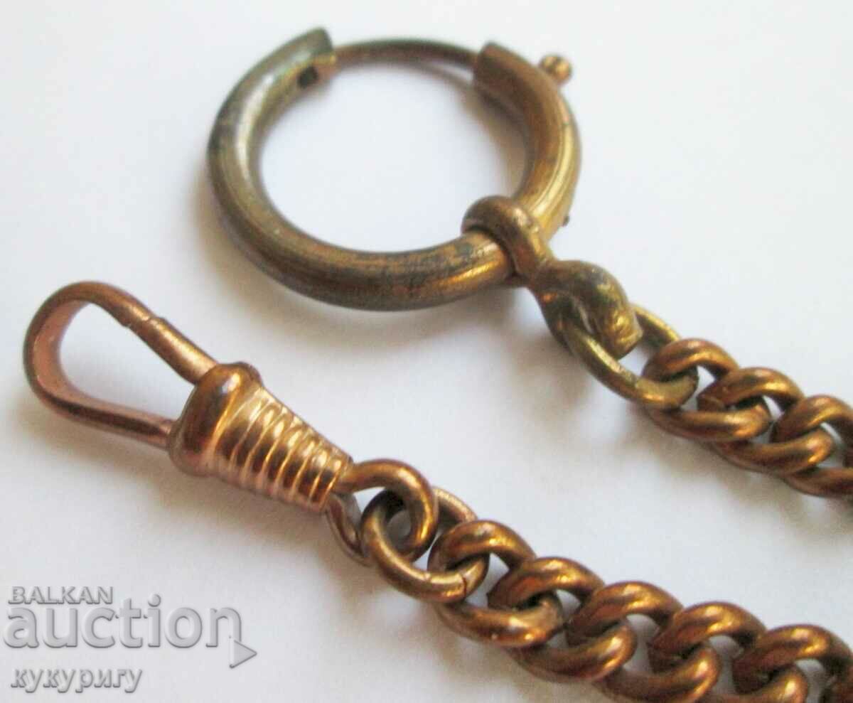 Old antique kjustek chain chain for pocket watch - 5 Old antique kjustek chain chain for pocket watch - 5