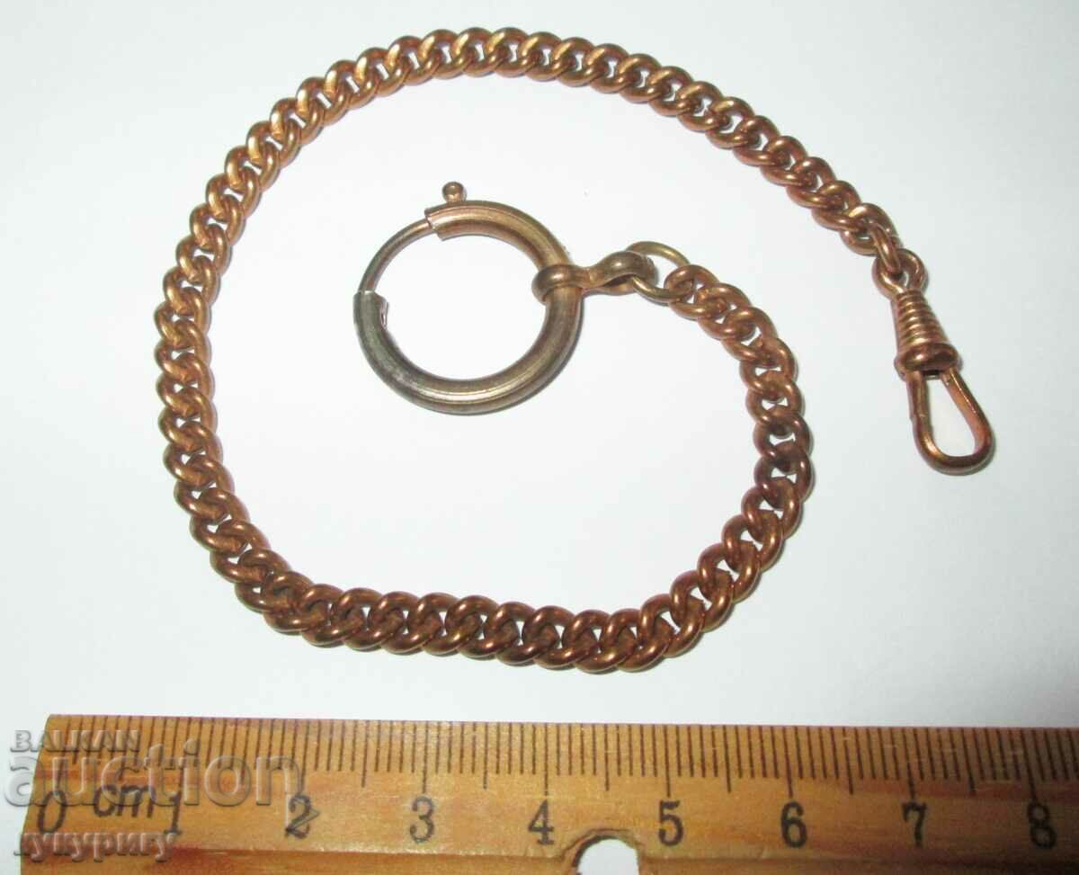 Old antique kjustek chain chain for pocket watch - 6 Old antique kjustek chain chain for pocket watch - 6