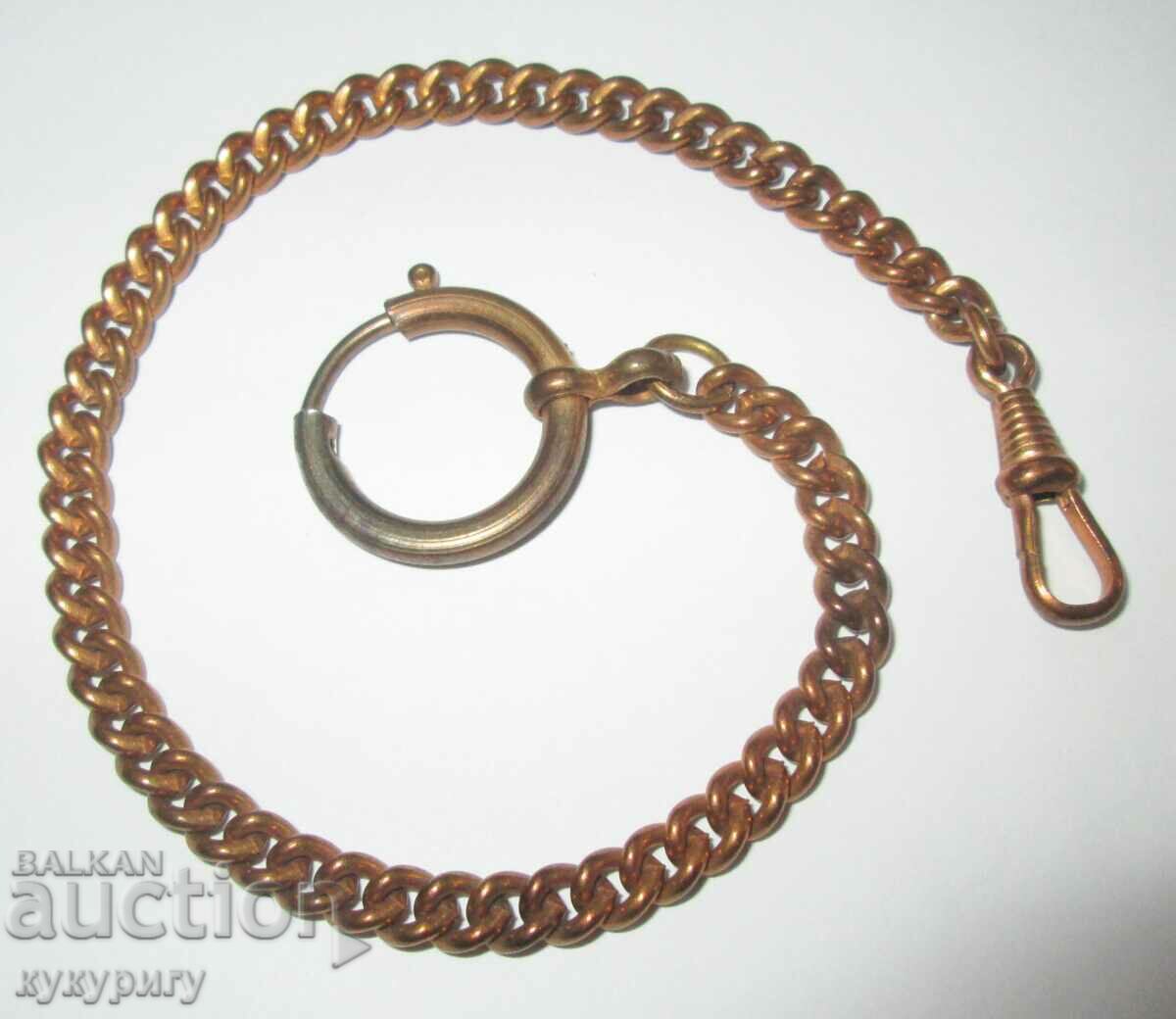 Old antique kjustek chain chain for pocket watch - 7 Old antique kjustek chain chain for pocket watch - 7