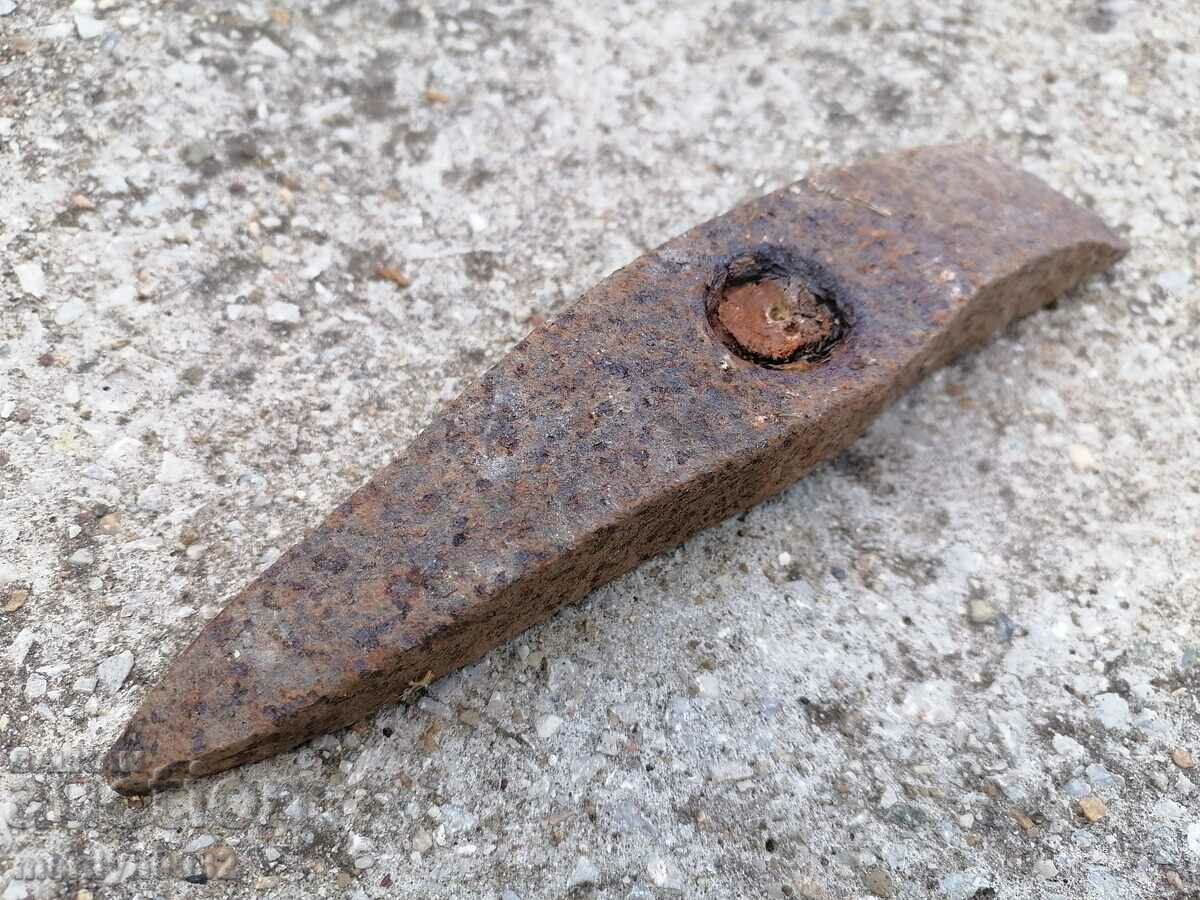 Very old hammer for cut stone over 100 years, wrought iron with price 45.00 BGN | € 23.01 Very old hammer for cut stone over 100 years, wrought iron with price 45.00 BGN | € 23.01