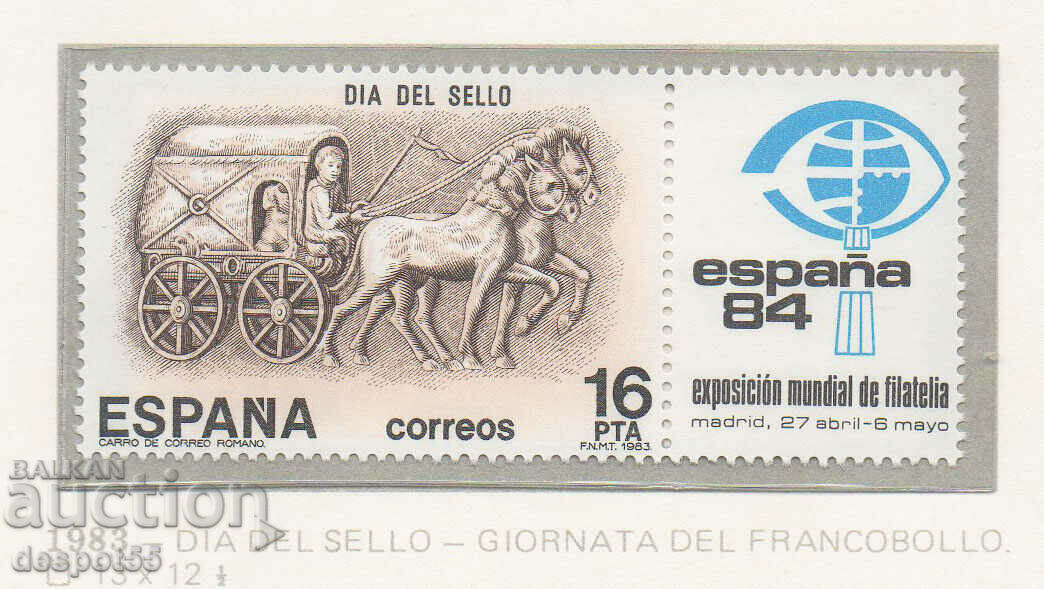 1983. Ισπανία. Ημέρα Γραμματοσήμων - ESPANA `84.