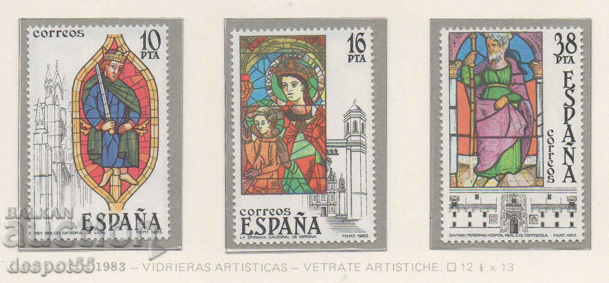 1983. Spania. Vitralii.