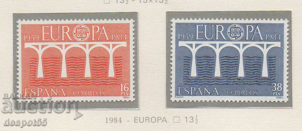 1984. Spain. EUROPE - Bridges. European conference.