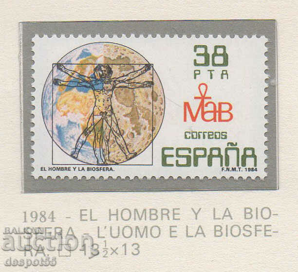 1984. Испания. Човекът и биосферата.