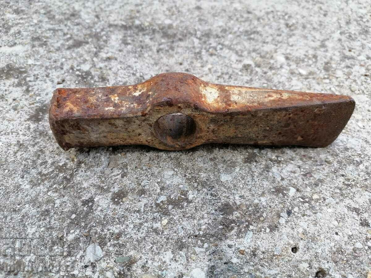 Old wrought iron carpenter's hammer with price 34.00 BGN | € 17.38 Old wrought iron carpenter's hammer with price 34.00 BGN | € 17.38