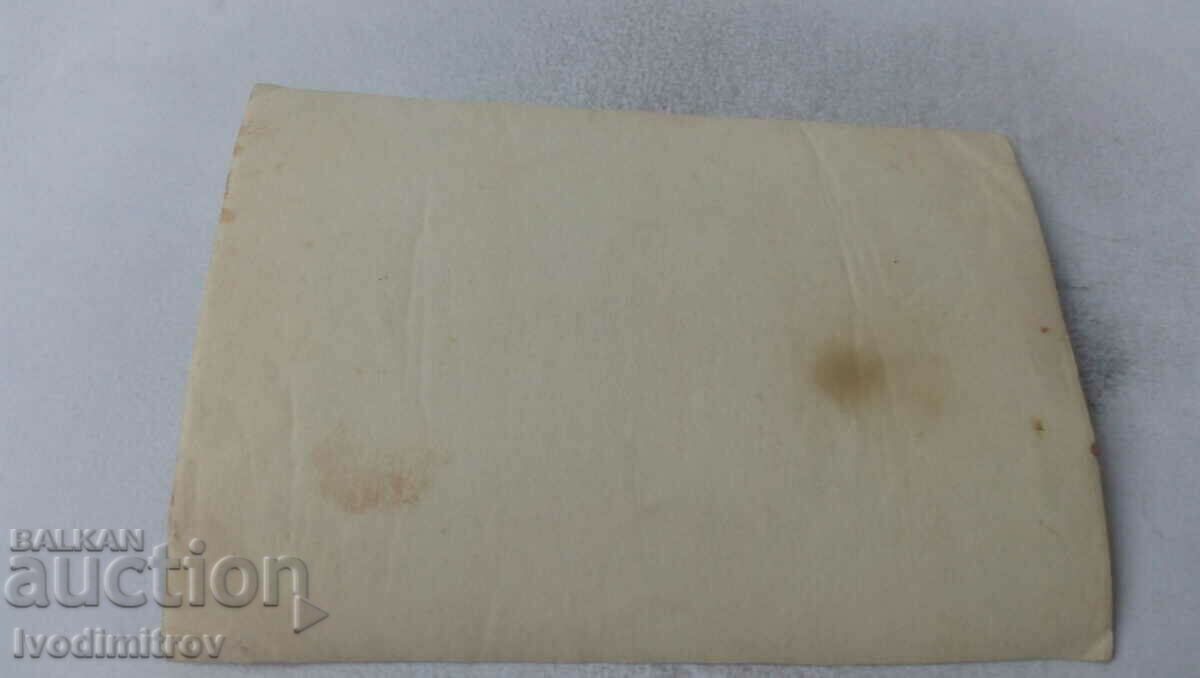 Photo Officer and men having a drink under a shed with price 2.35 BGN | € 1.20