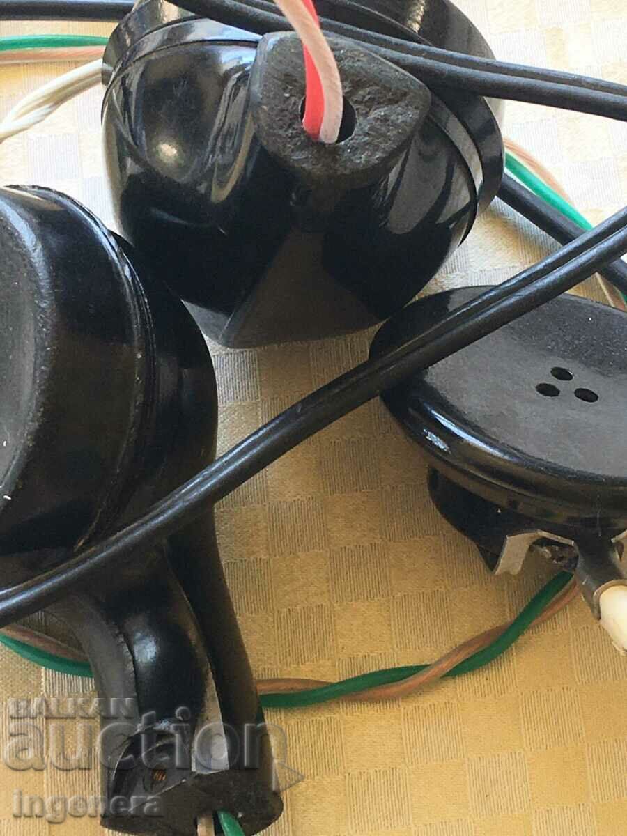 BAKELITE EARPHONE FROM SOCSA - 5 BAKELITE EARPHONE FROM SOCSA - 5