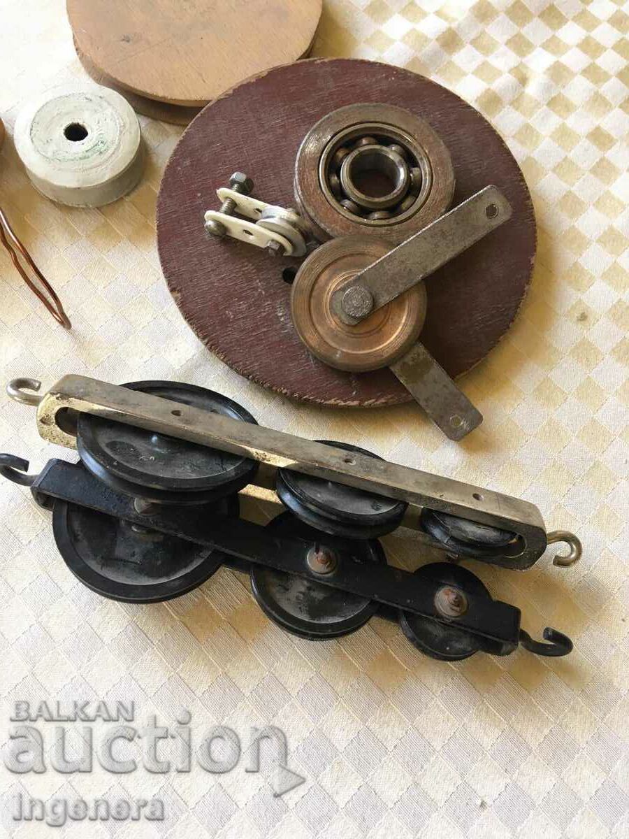 LOT REELS REELS METAL WOOD BRASS with price 10.00 BGN | € 5.11 LOT REELS REELS METAL WOOD BRASS with price 10.00 BGN | € 5.11
