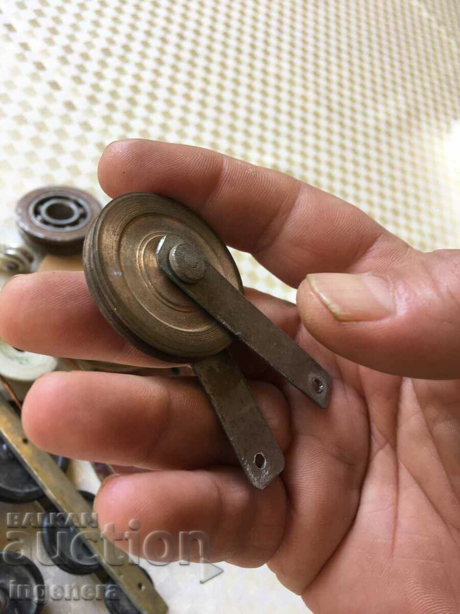 Delivery of LOT REELS REELS METAL WOOD BRASS Delivery of LOT REELS REELS METAL WOOD BRASS