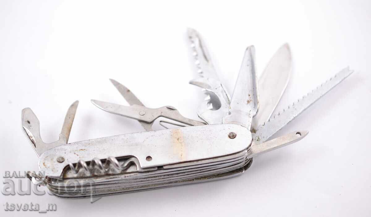 Μαχαίρι τσέπης με 10 εργαλεία με τιμή € 1.00 | 1.96 BGN