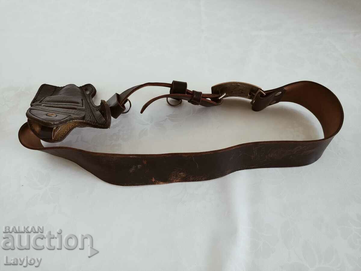 Delivery of Old Police - Militia - belt with holster Delivery of Old Police - Militia - belt with holster