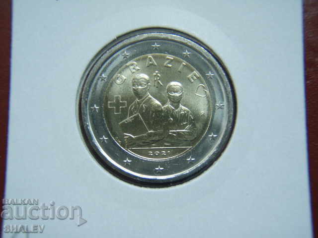 2 euro 2021 Italy "Sanitarie" (2) /Италия/ - Unc (2 евро)