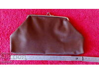 Old leather women's purse