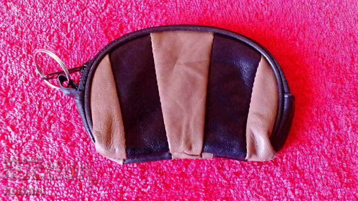 Poșetă bătrână, piele naturală - 6 Poșetă bătrână, piele naturală - 6