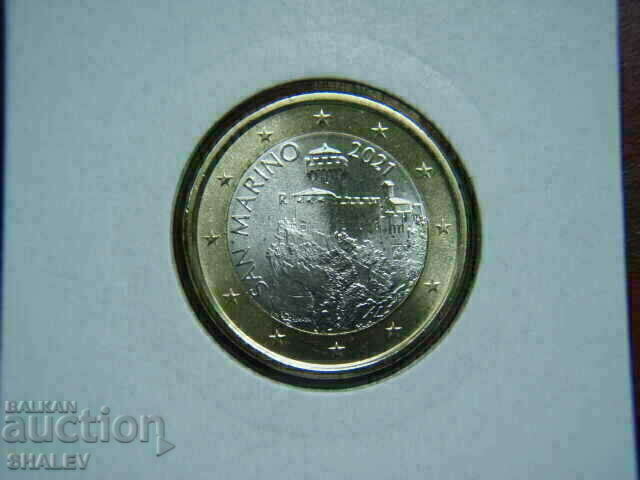 1 Euro 2021 San Marino (1 евро Сан Марино) - Unc с цена € 2.59 | 5.07 лв.