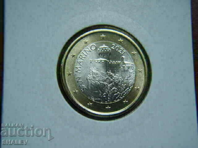Аукцион 1 Euro 2021 San Marino (1 евро Сан Марино) - Unc