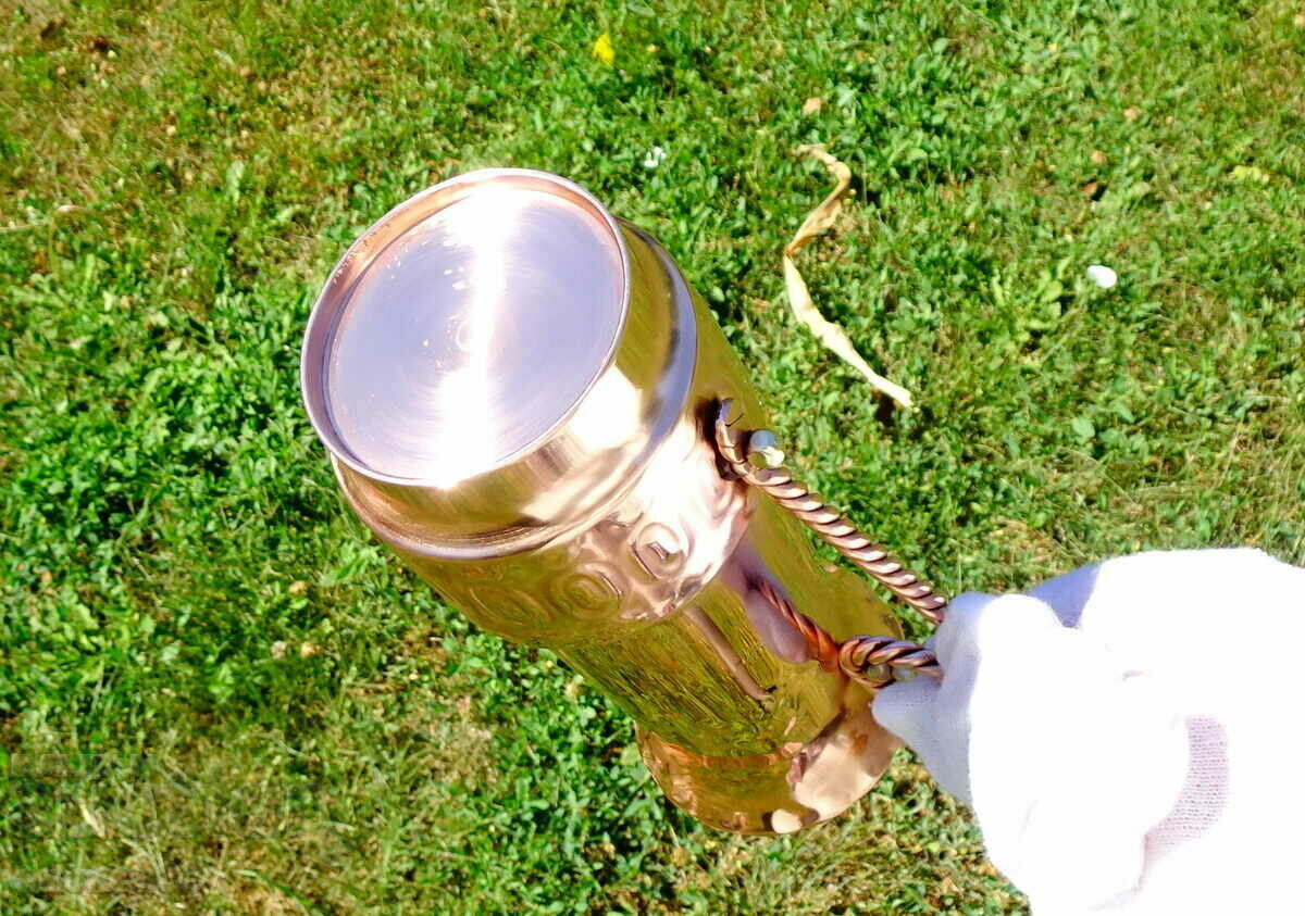 Craftsman copper jug, mug. - 6