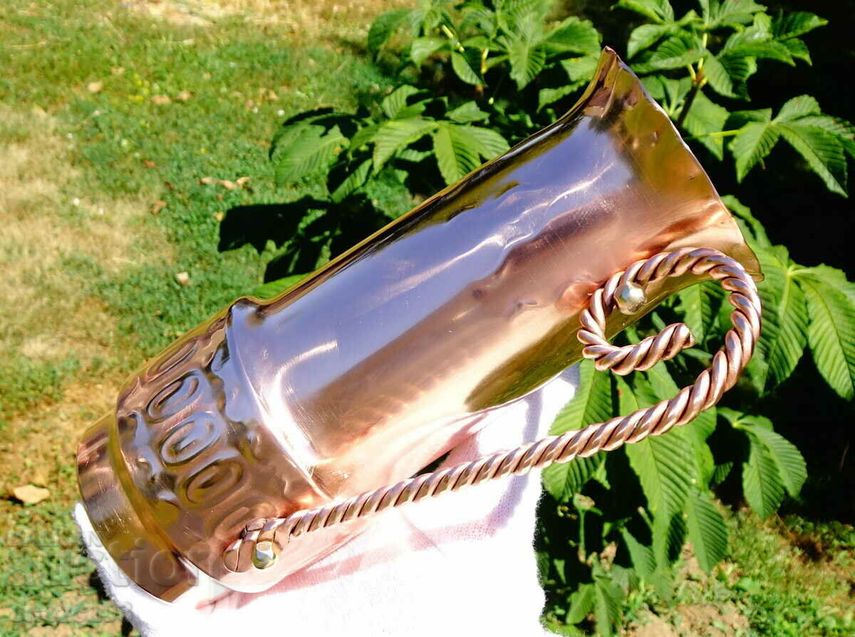 Craftsman copper jug, mug. - 7