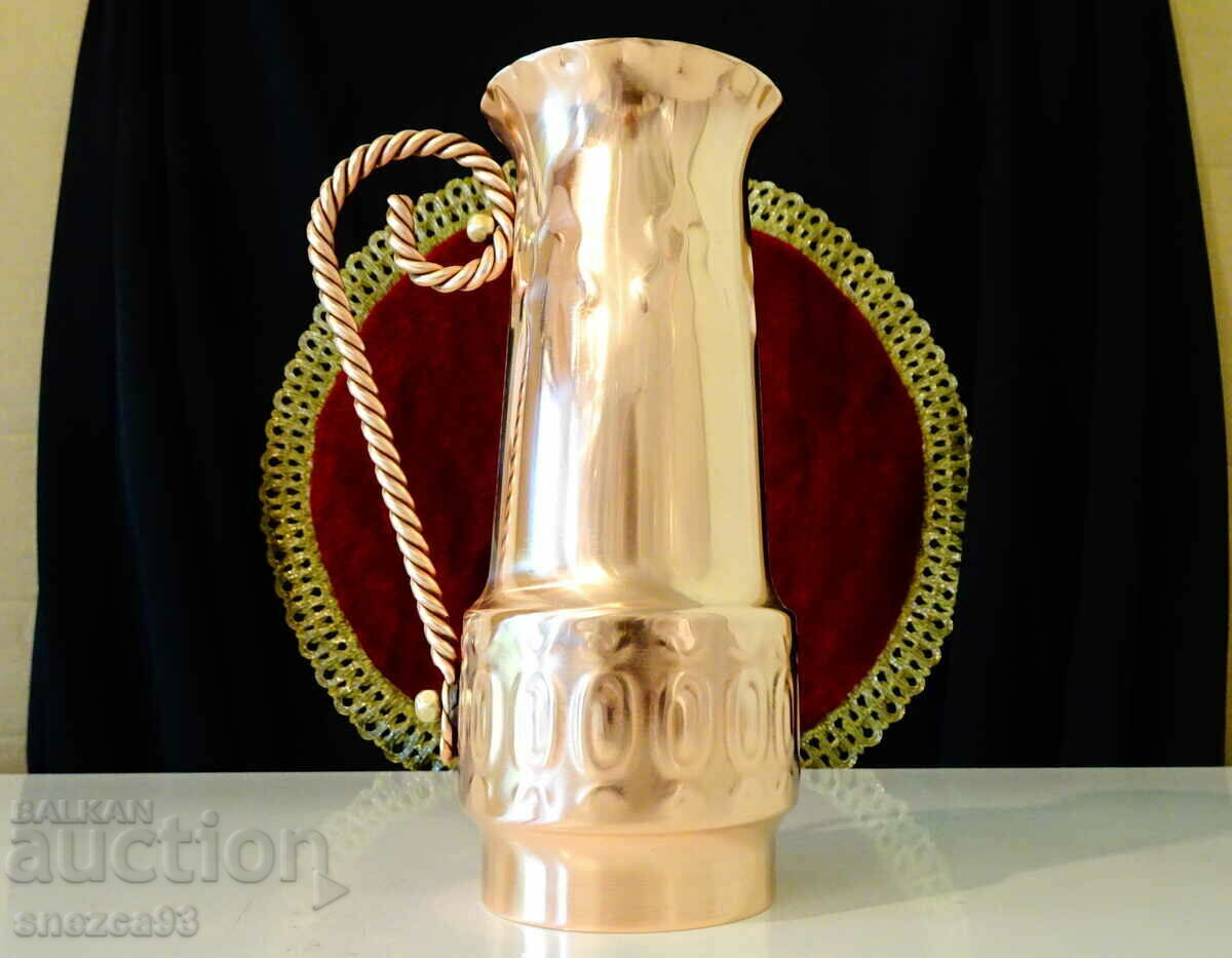 Craftsman copper jug, mug.