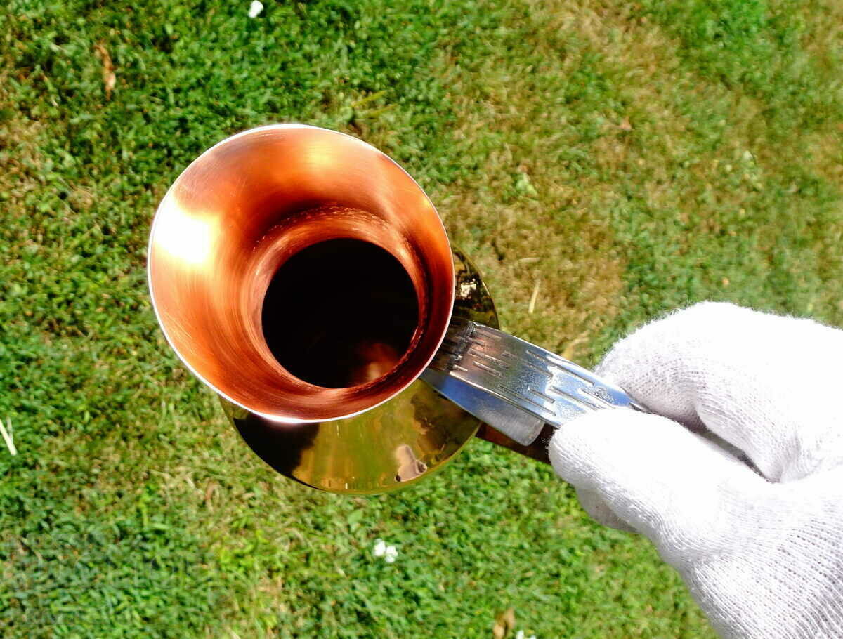 Copper wine jug 2 liters, pure red copper, seamless - 6 Copper wine jug 2 liters, pure red copper, seamless - 6