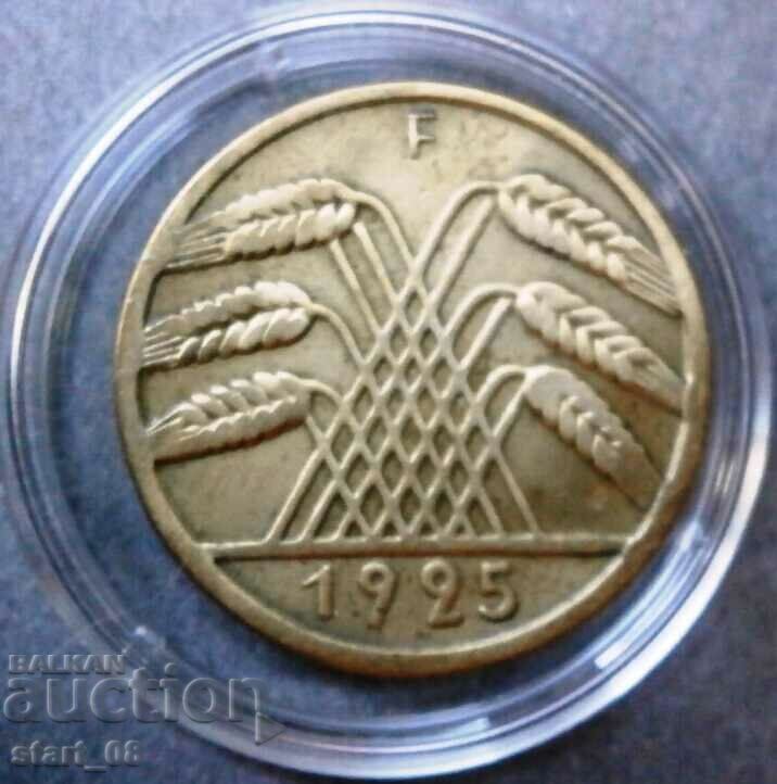Германия 10 рентпфенига 1925