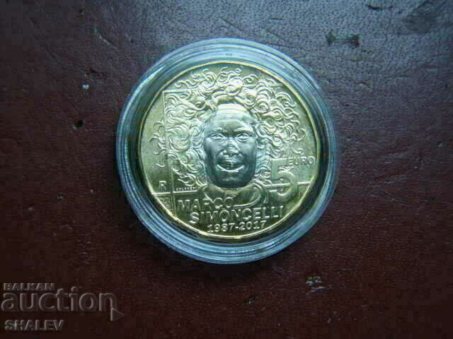 5 Euro 2017 San Marino "Simoncelli" - Unc (Euro) cu preț € 10.89 | 21.30 BGN