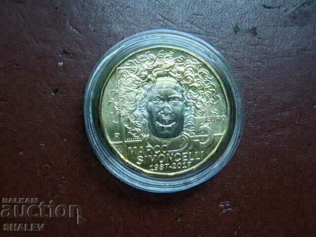 Licitație 5 Euro 2017 San Marino "Simoncelli" - Unc (Euro)