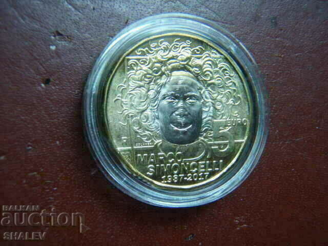 Livrarea 5 Euro 2017 San Marino "Simoncelli" - Unc (Euro)
