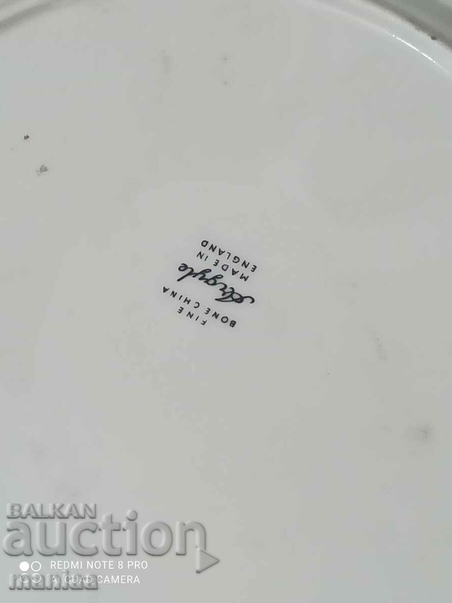 Porcelain plate with stamp - 5 Porcelain plate with stamp - 5