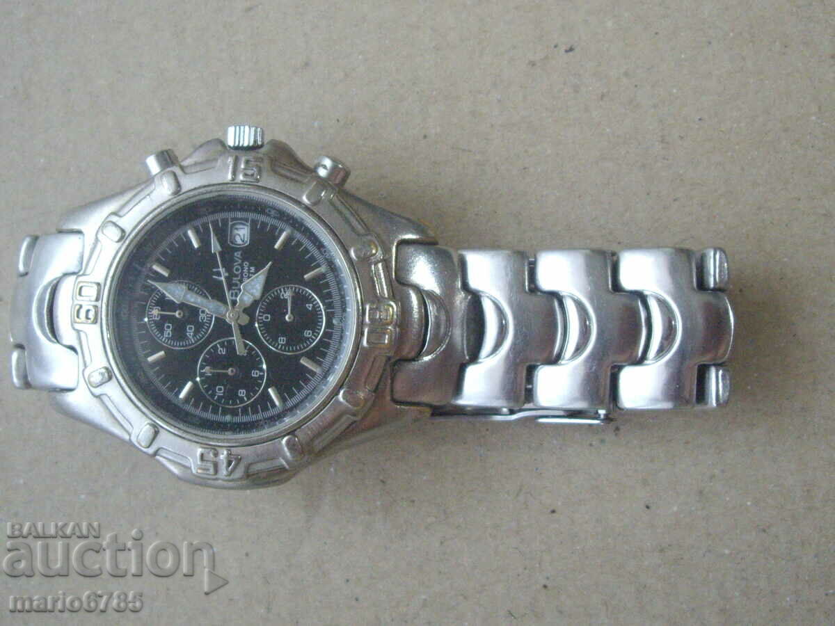 Ceas de mână pentru bărbați „Bulova”-cronograf.