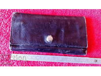 Old genuine leather purse