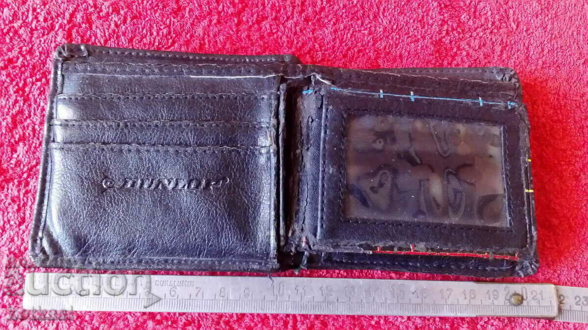 Auction Men's Wallet genuine leather DUNLOP Auction Men's Wallet genuine leather DUNLOP
