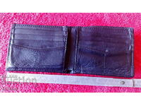 Old branded men's wallet genuine leather FOSSIL