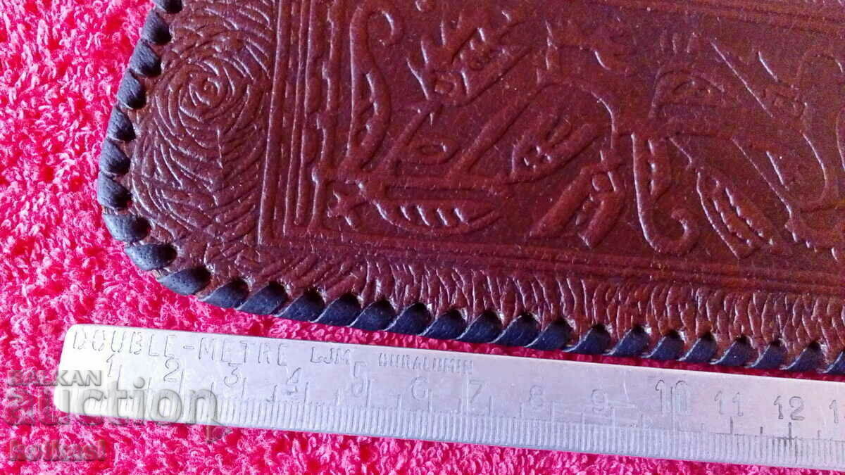 Old case for glasses, natural leather, handmade with price 21.00 BGN | € 10.74 Old case for glasses, natural leather, handmade with price 21.00 BGN | € 10.74