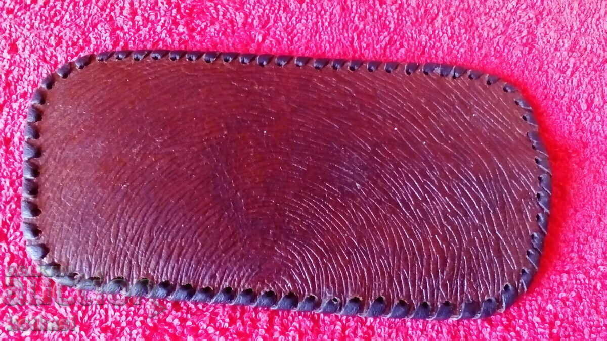 Old case for glasses, natural leather, handmade - 7 Old case for glasses, natural leather, handmade - 7