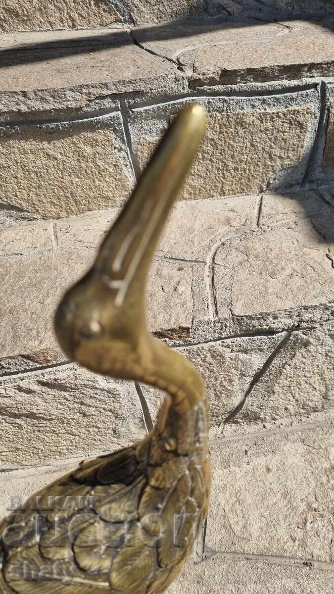 Old bronze sculpture. Bronze heron figure with price € 65.00 | 127.13 BGN